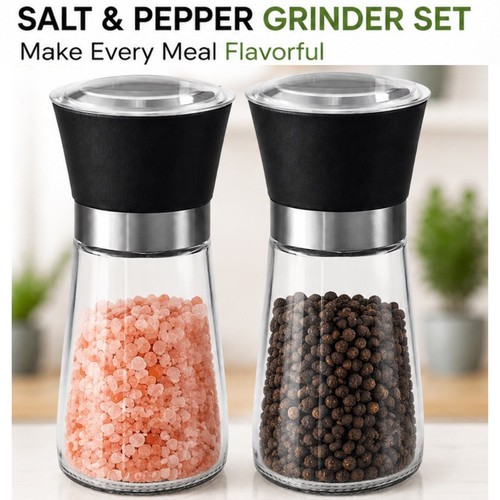 Pepper salt hand grinder - 2x,