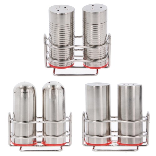 Salt and pepper shaker pots - and,