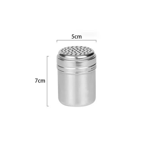 Stainless steel spice jar - stainless,