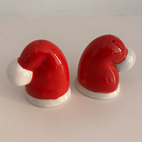 Christmas santa hat ceramic - christmas,