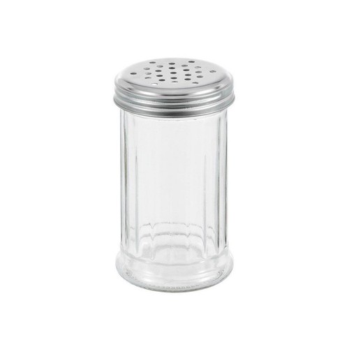 Glass salt pepper shaker - salt/pepper,