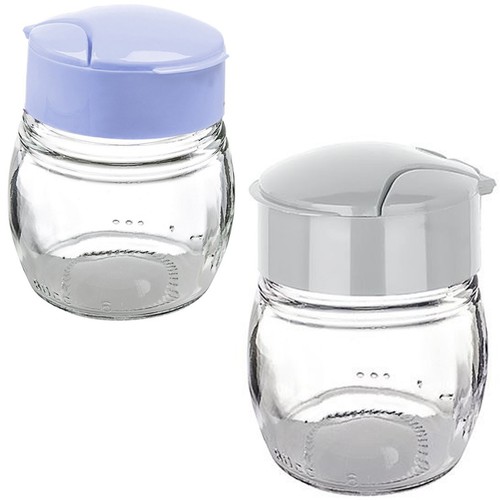 Glass perla salt - glass, pepper