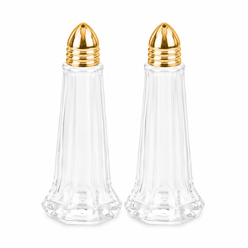 Salt pepper glass - salt, shakers