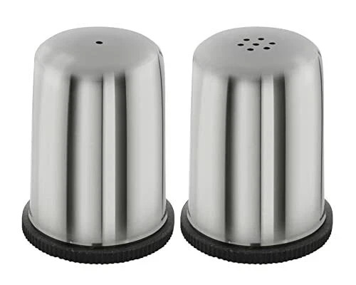 Stainless steel salt pepper - steel, &