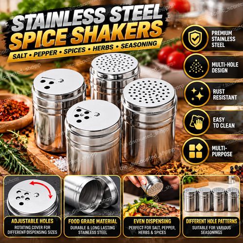 Stainless steel salt sugar - stainless,