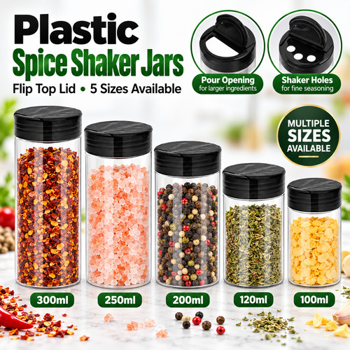 Plastic spice shaker - plastic,