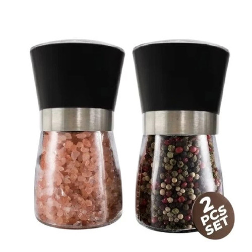 Pepper and salt grinder set - and,