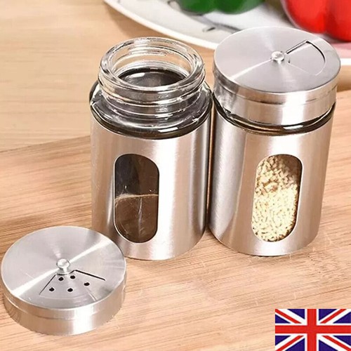 Salt and pepper shakers - and,